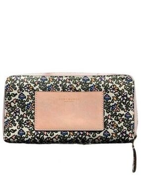 Tory Burch Floral Color-block continental wallet Zip